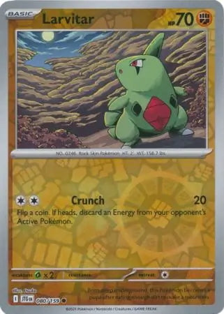 Journey Together Larvitar #80/159 reverse holo