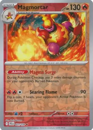Journey Together Magmortar #21/159 reverse holo