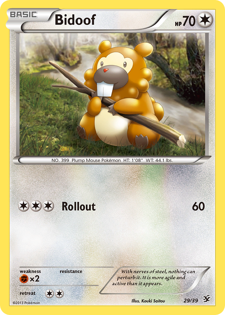 Kalos Starter Set Bidoof #29