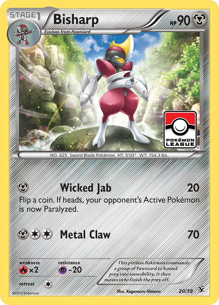 Kalos Starter Set Bisharp #20 League promo