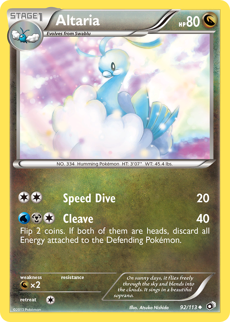 Legendary Treasures Altaria #92/113