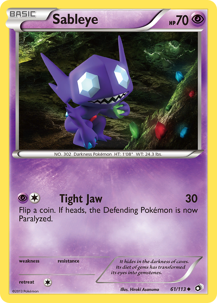 Legendary Treasures Sableye #61/113