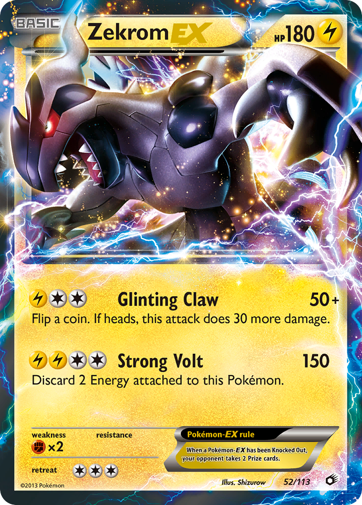 Legendary Treasures Zekrom EX #52/113