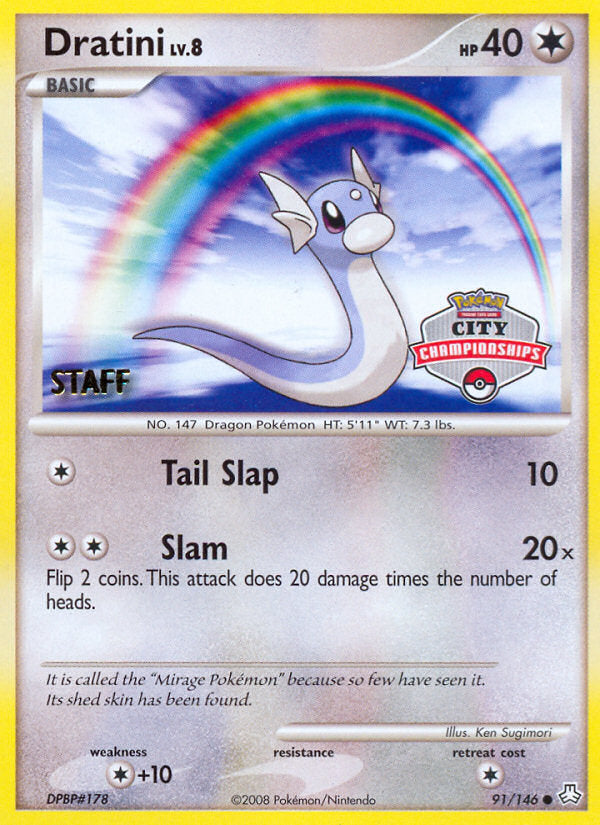 Legends Awakened Dratini #91 Championships Staff Promo