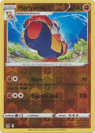 Lost Origin Hariyama #98/196 reverse holo