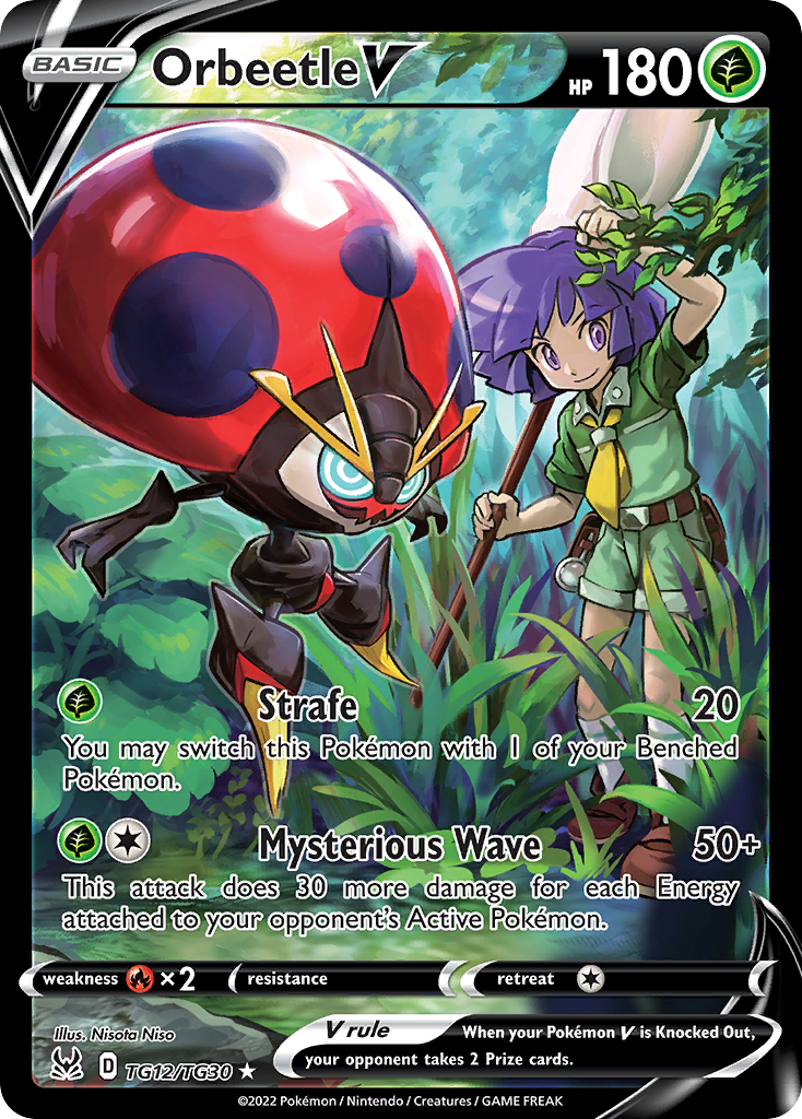 Lost Origin Trainer Gallery Orbeetle V #TG12/30
