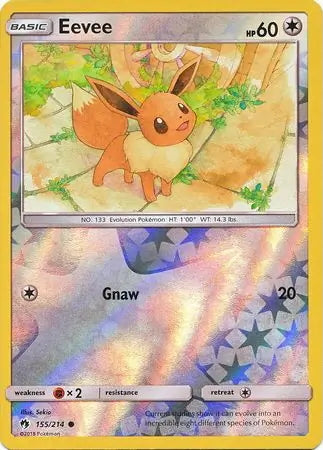 Lost Thunder Eevee #155/214 reverse holo