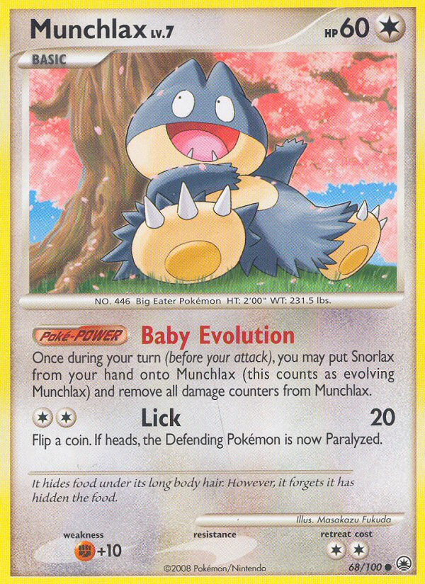 Majestic Dawn Munchlax #68/100