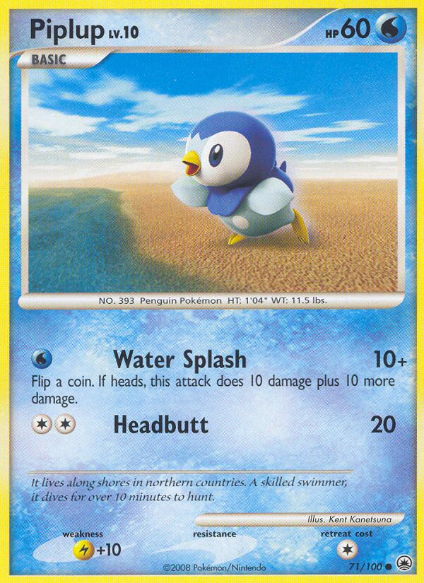 Majestic Dawn Piplup #71/100
