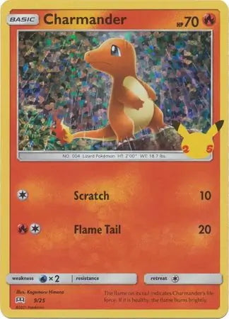 McDonald’s 25th Anniversary Holo Charmander #9