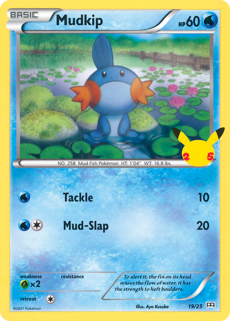 McDonald’s 25th Anniversary Non-Holo Mudkip #19