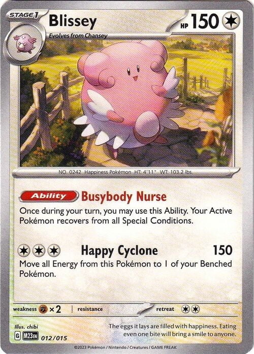 McDonald’s Match Battle 2023 Blissey #12