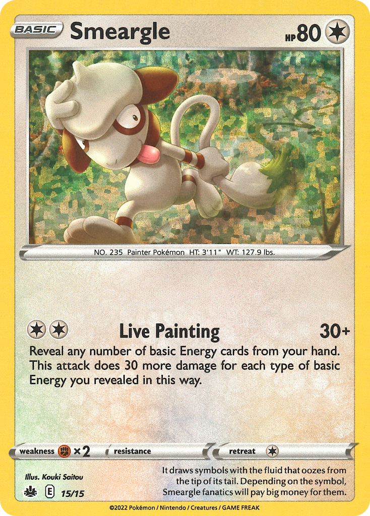 McDonald’s Match Battle Smeargle #15