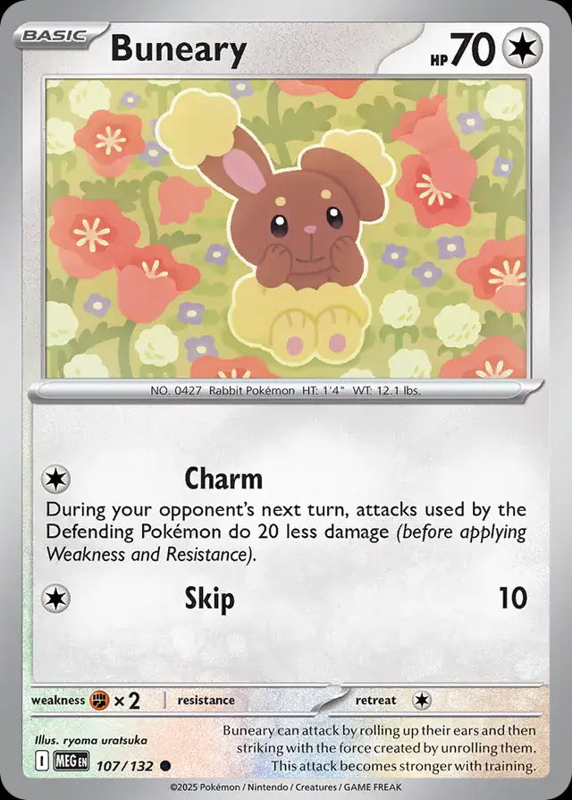 Mega Evolution Buneary #107/132