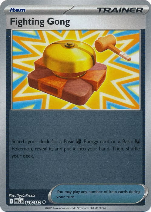 Mega Evolution Fighting Gong #116/132 Reverse Holo