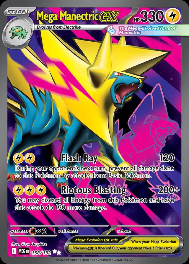 Mega Evolution Mega Manectric ex #158/132