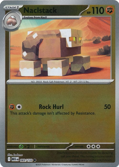 Mega Evolution Naclstack #083/132 Reverse Holo