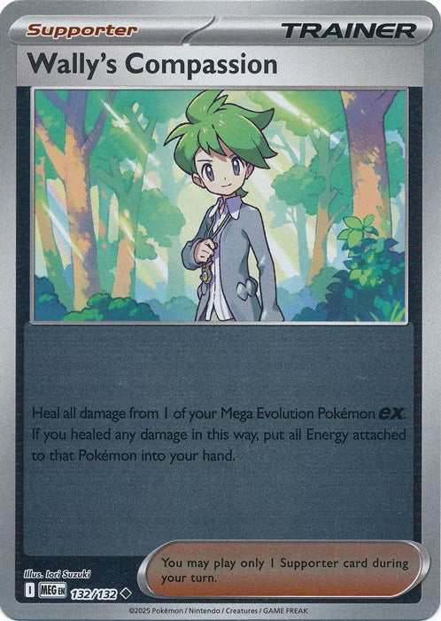 Mega Evolution Wally's Compassion #132/132 Reverse Holo