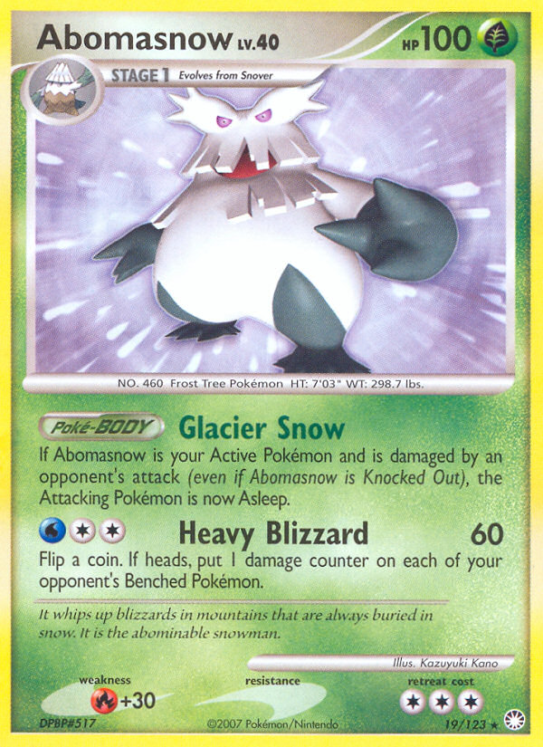 Mysterious Treasures Abomasnow #19/123
