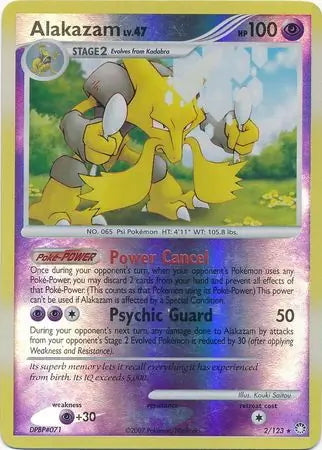 Mysterious Treasures Alakazam #2/123 reverse holo