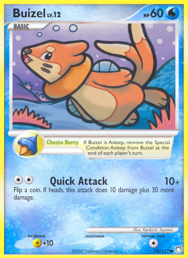 Mysterious Treasures Buizel #75/123