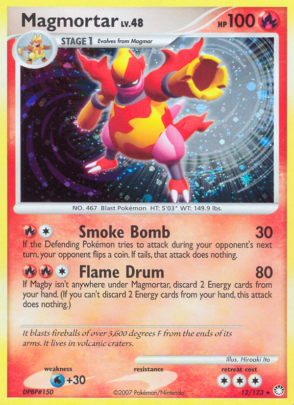 Mysterious Treasures Holo Magmortar #12/123