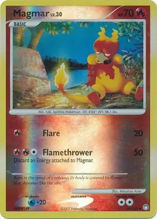 Mysterious Treasures Magmar #54/123 reverse holo