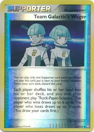 Mysterious Treasures Team Galactic's Wager #115/123 reverse holo