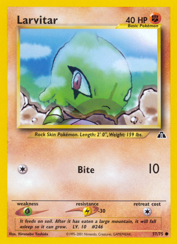 Neo Discovery Larvitar #57/75 unlimited
