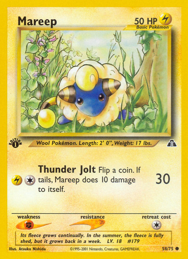Neo Discovery Mareep #58/75 unlimited