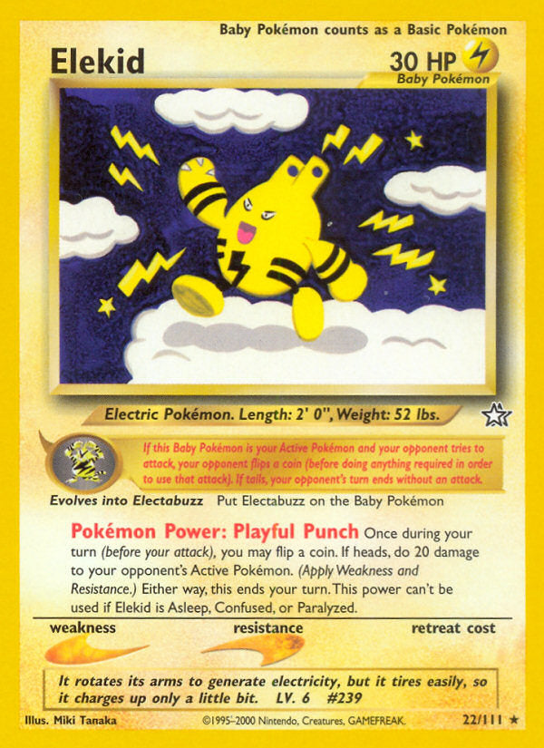 Neo Genesis Elekid #22/111 unlimited