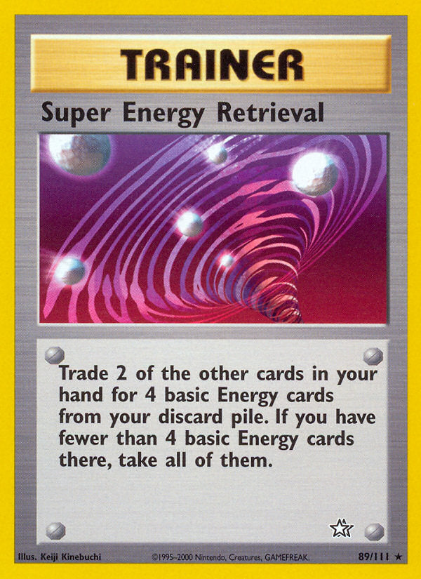 Neo Genesis Super Energy Retrieval #89/111 unlimited
