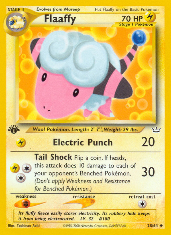 Neo Revelation Flaaffy #28/64 first edition