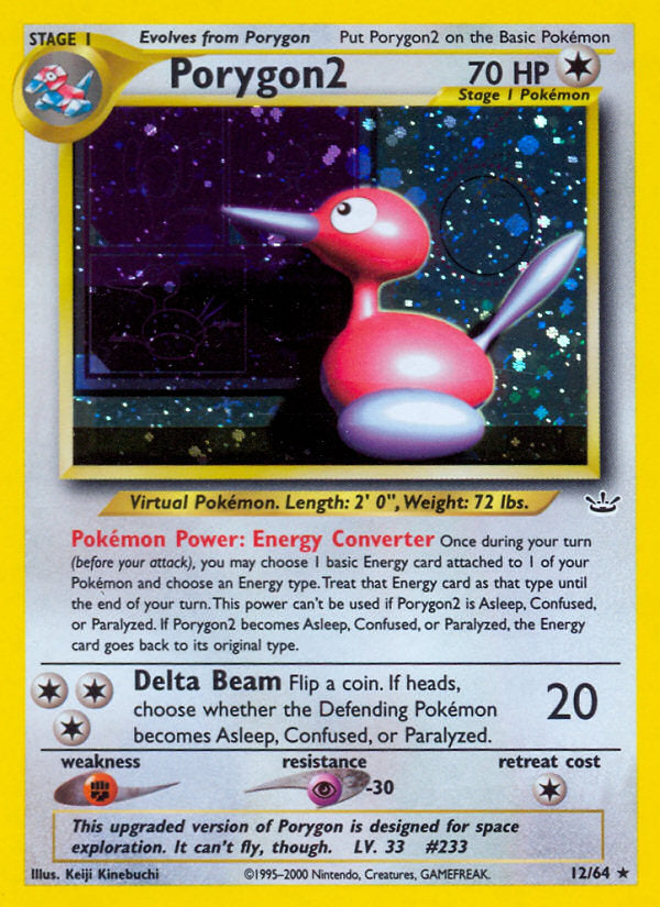 Neo Revelation Holo Porygon2 #12/64 unlimited