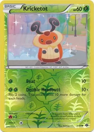 Next Destinies Kricketot #3/99 reverse holo