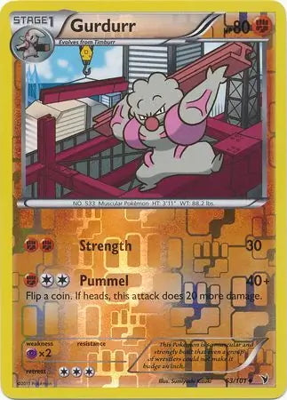 Noble Victories Gurdurr #63/101 reverse holo