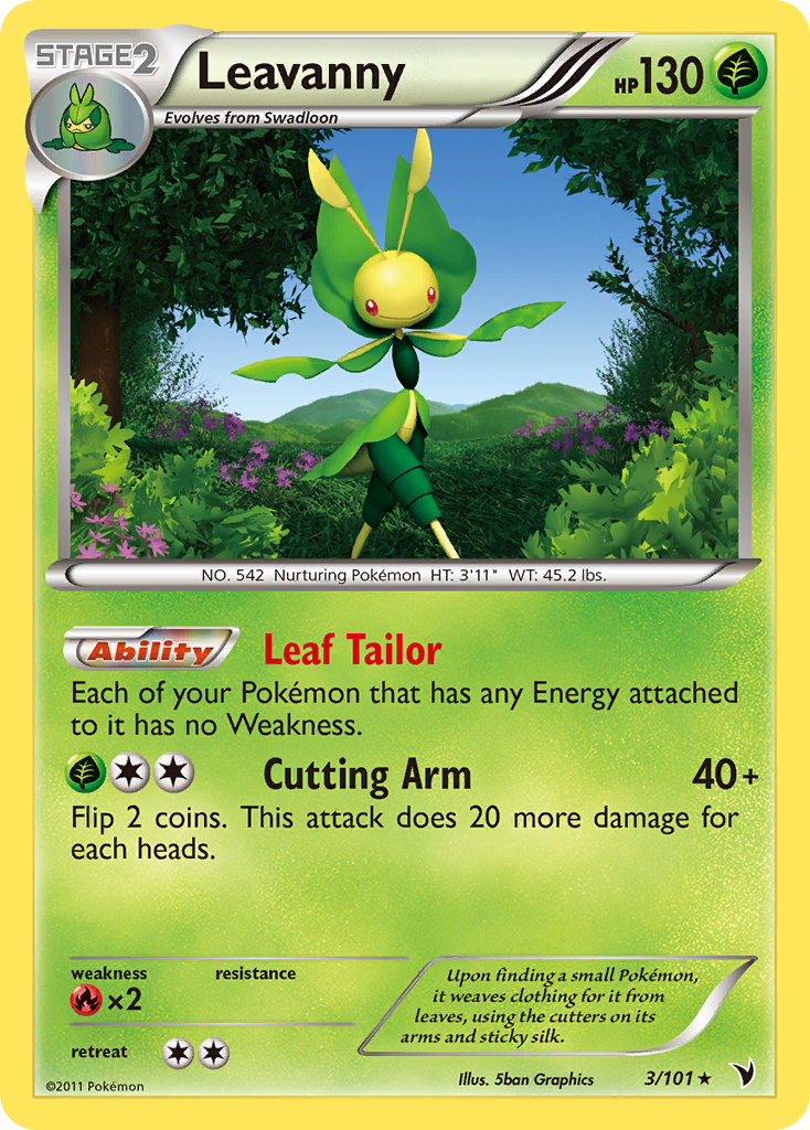 Noble Victories Holo Leavanny #3/101