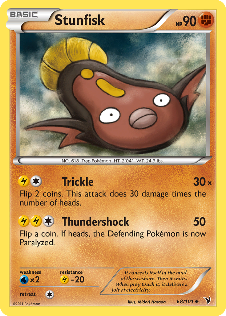 Noble Victories Stunfisk #68/101