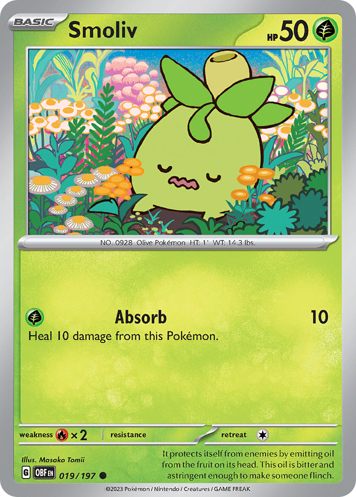 Obsidian Flames Smoliv #19/197