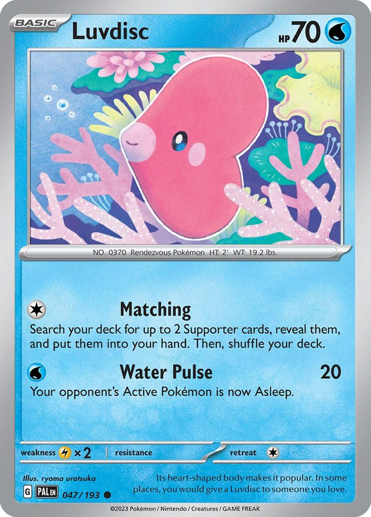 Paldea Evolved Luvdisc #47/193