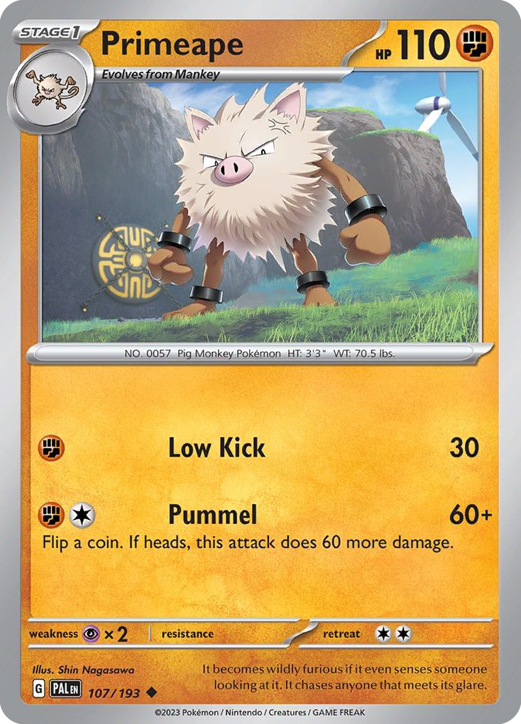Paldea Evolved Primeape #107/193