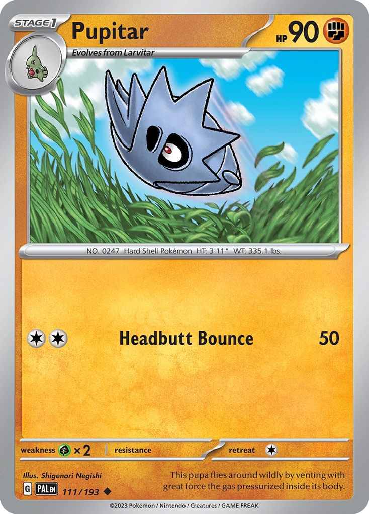 Paldea Evolved Pupitar #111/193