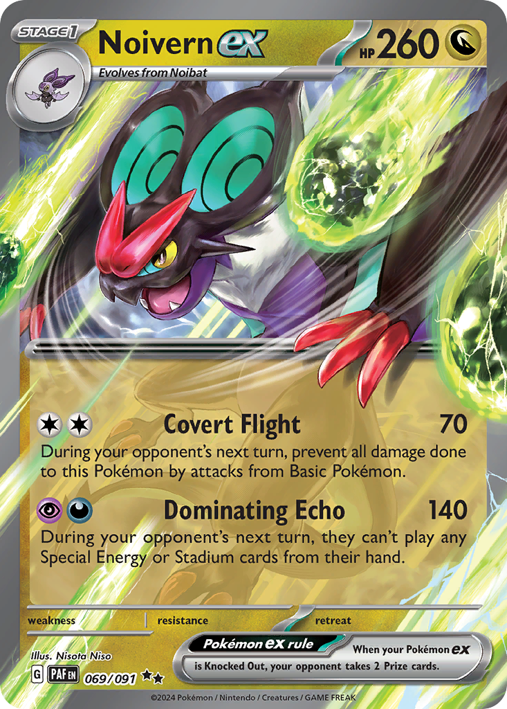 Paldean Fates Noivern EX #69/91