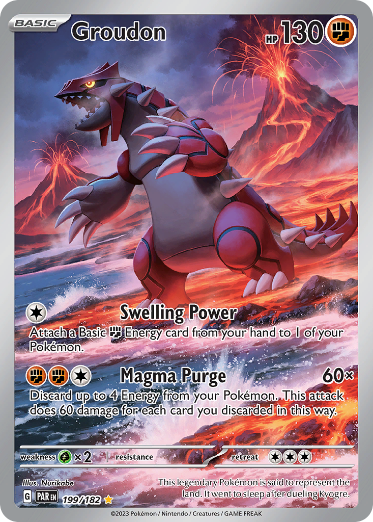 Paradox Rift Groudon #199/182