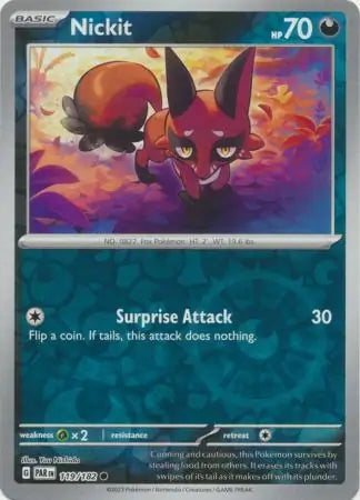 Paradox Rift Nickit #119/182 reverse holo