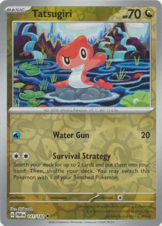 Paradox Rift Tatsugiri #141/182 reverse holo