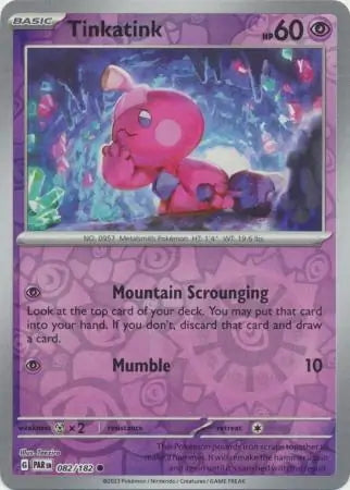 Paradox Rift Tinkatink #82/182 reverse holo
