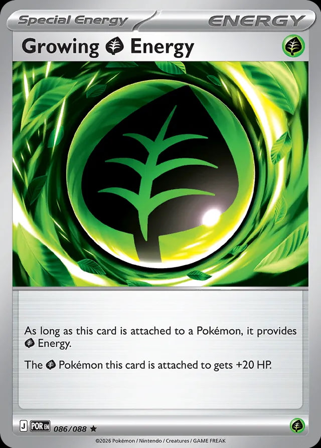 Perfect Order Holo Growing Energy #086
