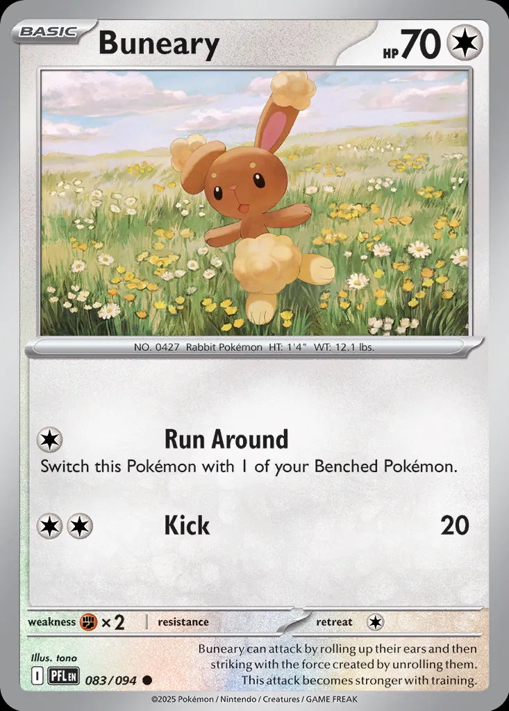 Phantasmal Flames Buneary #083/94