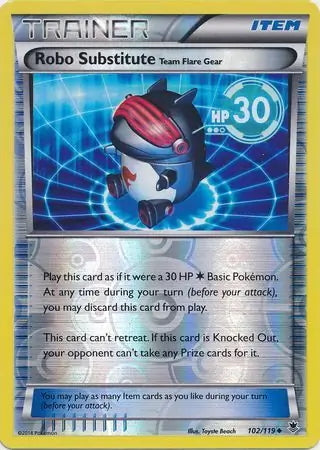 Phantom Forces Robo Substitute #102/119 reverse holo